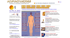 Desktop Screenshot of acupunctuurzorg.nl